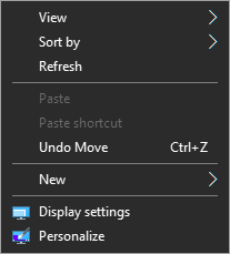 Right Click Popup